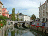 Triple Bridge by Joze Plecnik  Ljubljana  Slovenia