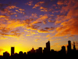 Melbourne CBD at Dawn  Victoria  Australia