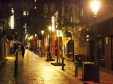 Cobblestone Alleyway  off Collins Street  Melbourne  Victoria  Australia