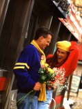 Young Couple on a Date in Winter