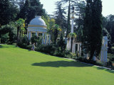 Groomed Lawns of the Botanical Gardens  Sochi  Russia