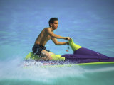 Man Riding Jet-Ski