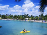 Kayaking near Novotel Hotel at Grand Bay Beach  Guadeloupe