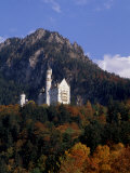 Bavarian Alps and Neuschwanstein Castle  Germany