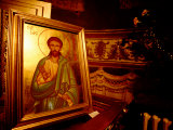 Orthodox Icon Painting in St Paul and Peter's Cathedral  Constanta  Romania
