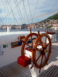 Royal Clipper Helm  Dubrovnik  Croatia