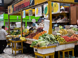 Fruit and Vegetable Stand in the Central Market  Mazatlan  Mexico