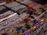 Souvenirs at the Pisac Market  Ruins at Pisac  Peru