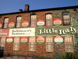 Historic Little Italy Section Signage  Baltimore  Maryland  USA