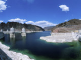 Hoover Dam  Lake Mead Reservoir  Nevada  USA
