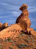 Balance Rock  Valley of Fire State Park  Nevada  USA