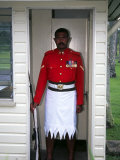 Guard  Former Government House  Suva  Fiji