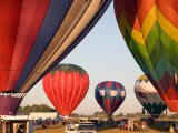 Launching Hot Air Balloons  The Great Prosser Balloon Rally  Prosser  Washington  USA