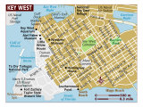 Map of Key West  United States  North America