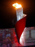 Beijing Olympics Opening Ceremony  Olympic Torch Burning  Beijing  China