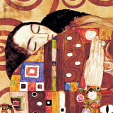 Fulfillment  Stoclet Frieze  c1909 (detail)