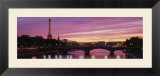 Sunset  Romantic City  Eiffel Tower  Paris  France