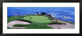 Golfers Pebble Beach  California  USA