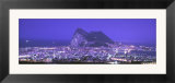 High Angle View of a City  Gibraltar  Spain