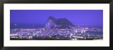 High Angle View of a City  Gibraltar  Spain