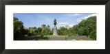 Statue in a Garden  Boston Public Gardens  Boston  Massachusetts  USA