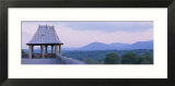 Gazebo at an Observation Point  Blue Ridge Mountains  North Carolina  USA