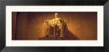 Statue of Abraham Lincoln  Lincoln Memorial  Washington DC  USA
