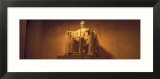 Statue of Abraham Lincoln  Lincoln Memorial  Washington DC  USA