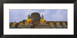 Statues of Buddha in a Temple  Thailand