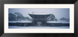 Entrance of a Temple  Tokyo Prefecture  Japan
