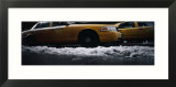 Yellow Taxies on the Street  New York  USA