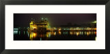 Temple Lit Up at Night  Golden Temple  Amritsar  Punjab  India