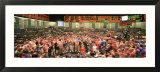 Large Group of People on the Trading Floor  Chicago Board of Trade  Chicago  Illinois  USA