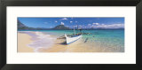 Fishing Boat Moored on the Beach  Palawan  Philippines