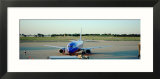 Airplane at the Airport  Midway Airport  Chicago  Illinois  USA