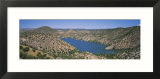 Lake Surrounded by Hills  Santa Cruz Lake  New Mexico  USA