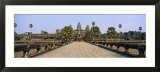Path Leading Towards an Old Temple  Angkor Wat  Siem Reap  Cambodia