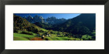 Buildings on a Landscape  Dolomites  Funes Valley  le Odle  Santa Maddalena  Tyrol  Italy