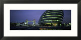 City Hall and Tower Bridge  London  England