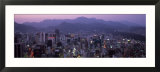 Aerial View of Central Business District  Seoul  South Korea