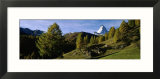 Mountain Peak  Matterhorn  Valais  Switzerland