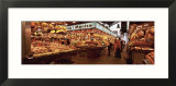 Group of People in a Vegetable Market  La Boqueria Market  Barcelona  Catalonia  Spain