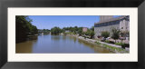 Canal Flowing Through a Village  Erie Canal  Pittsford  New York  USA