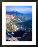 Mountain Landscape in Spring with Rests of Winter Snow  Colorado