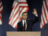President-Elect Barack Obama Acceptance Speech  Grant Park  Chicago  Illinois  Nov 4  2008