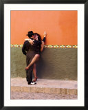 Tango Dancers in Streets of San Miguel De Allende  Mexico