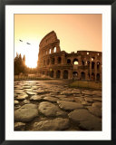 Colosseum and Via Sacra  Sunrise  Rome  Italy