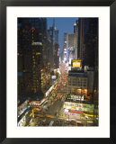 Broadway Looking Towards Times Square  Manhattan  New York City  USA