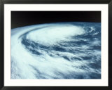 Hurricane viewed from outer space