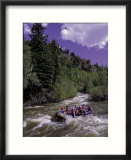 People Rafting in Blue River North of Silverthorne  CO